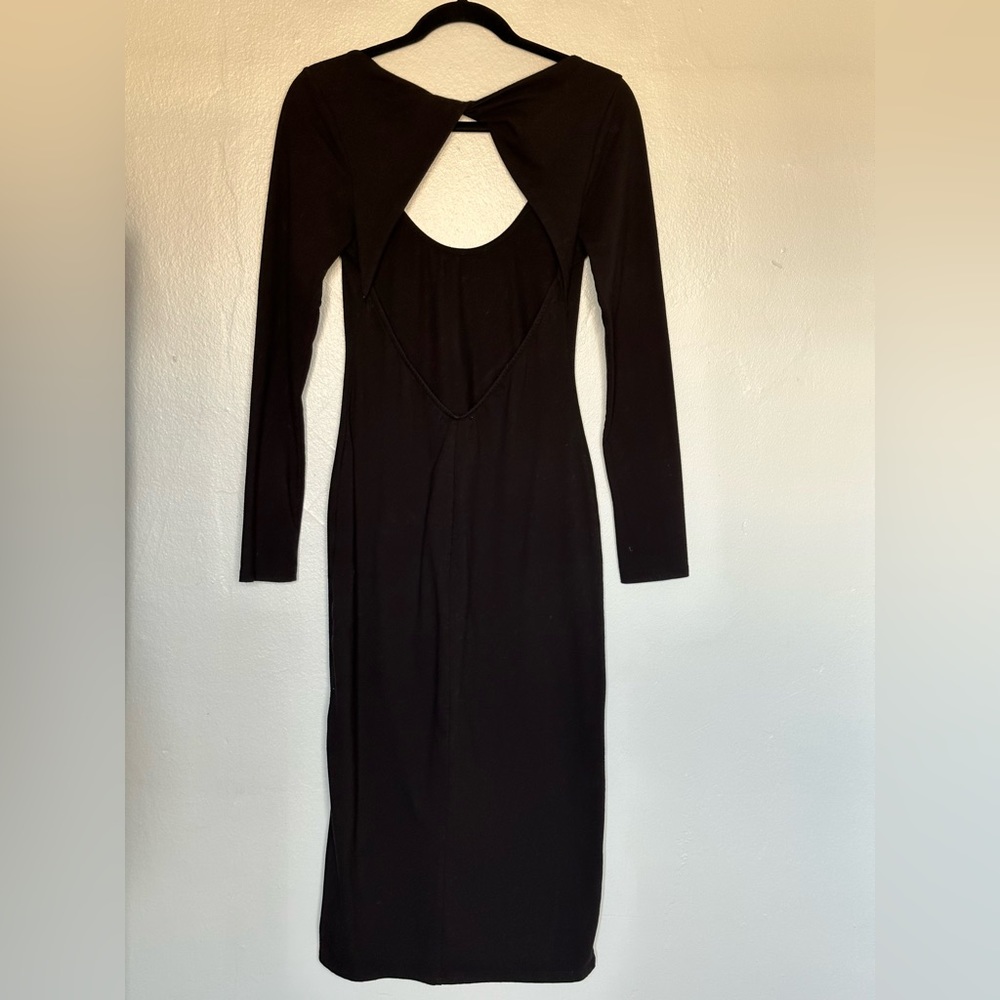 Lovers and Friends Black Ellie Midi Dress